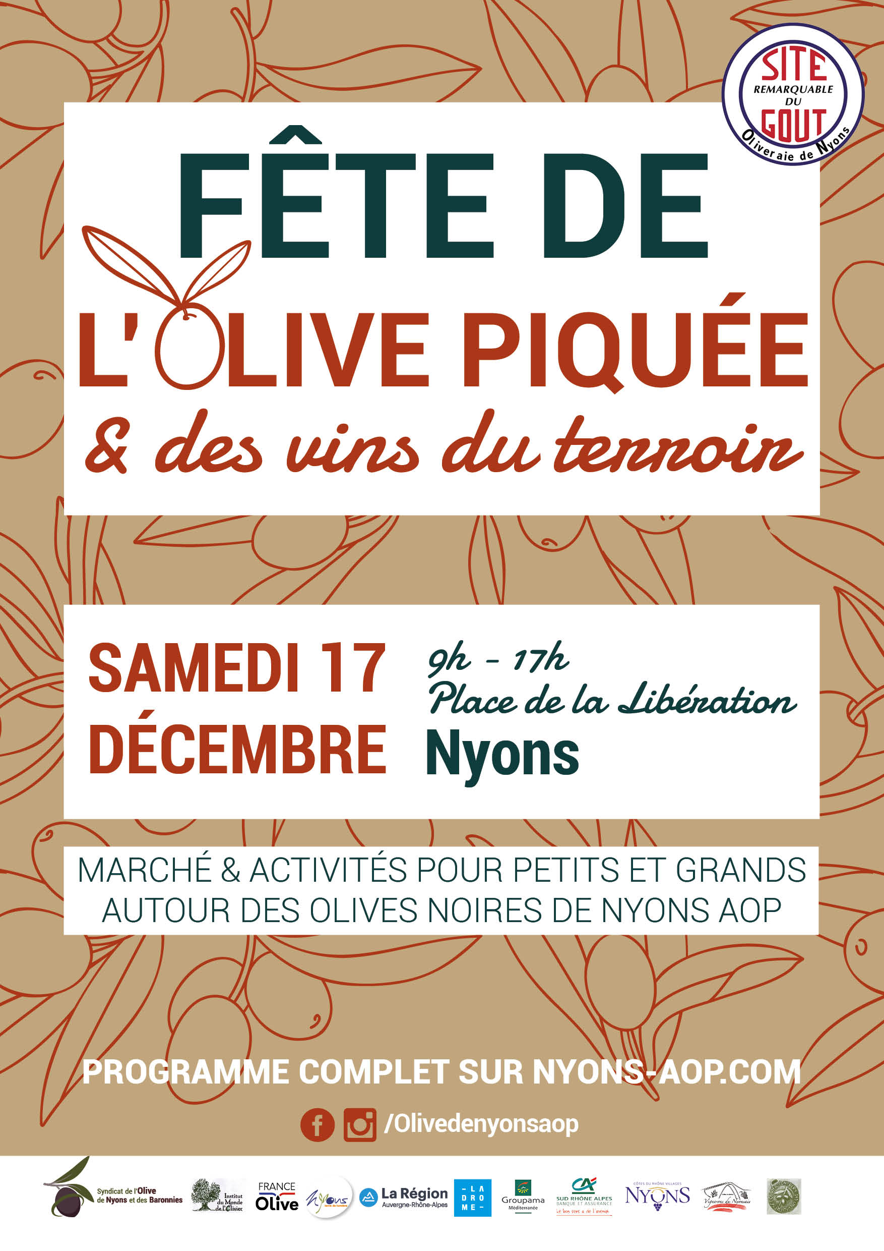 Affiche Fop Olive De Nyons